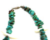 Zuni Turquoise Nugget, Mother of Pearl, and Spiny Oyster Fetish Necklace c. 1950s, 22" length (J13275)3