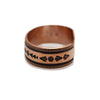 Kee Nataani - Navajo Contemporary Copper Bracelet with Stamped Design, size 7.25 (J13315)2
