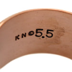 Kee Nataani - Navajo Contemporary Copper Bracelet with Stamped Design, size 6.25 (J13318)5
