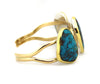 Mark Sublette Collection - Featuring Sam Patania Bisbee Turquoise and 18K Gold Bracelet, size 6.75 (J13334)4