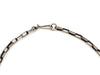 Hopi Silver Overlay Pendant with Handmade Silver Chain c. 1960s, 30" length, 1.75" pendant (J13430) 2
