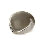 Brenda Boyd - Navajo Contemporary Silver Overlay Ring, size 4.5 (J13769) 2
