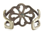 Ambrose Lincoln (1917-1989) - Navajo Sandcast Silver Bracelet c. 1950s, size 5.75 (J13998-031) 2