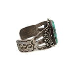 Navajo Turquoise and Silver Bracelet c. 1930s, size 6.75 (J14013-CO)3