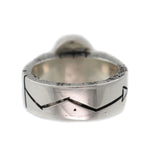 Roy Talahaftewa - Hopi Contemporary Turquoise and Silver Ring with Arrow Design, size 7.75 (J14264)2