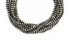 Non-Native Contemporary 10 strand Silver Beaded Necklace, 16.5" length (J14759-CO-107) 2