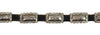 Navajo Silver and Leather Concho Belt with Stamped Design c. 1990s, 36" to 46" waist (J14778-026)2
