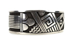 Michael Kabotie (1942-2009) - Hopi Silver Bracelet 1981, size 6.5 (J14832) 