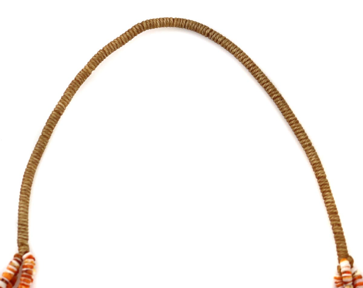 Mary C. Aguilar - Santo Domingo (Kewa) Contemporary 4-Strand Spiny Oyster Heishi Necklace, 16" length (J14860)2
