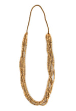 Mary C. Aguilar - Santo Domingo (Kewa) Contemporary 5-Strand Clamshell Heishi Necklace, 16.5" length (J14861)
