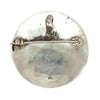 Melinda Lucas - Hopi Sterling Silver Overlay Pin/Pendant c. 1980-90s, 1.25" diameter (J15452) 1