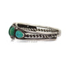 
Navajo Turquoise and Silver Bracelet c. 1920s, size 6.75 (J15600) 3