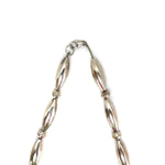 Navajo - Contemporary Silver Beaded Necklace, 26" length (J15715-012)