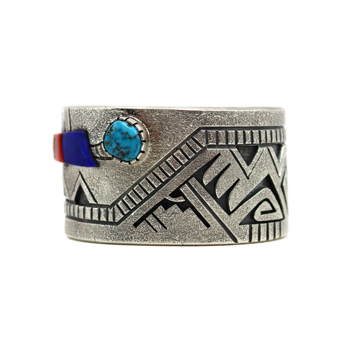 Roy Talahaftewa - Hopi - Contemporary Multi-Stone Inlay and Sterling S