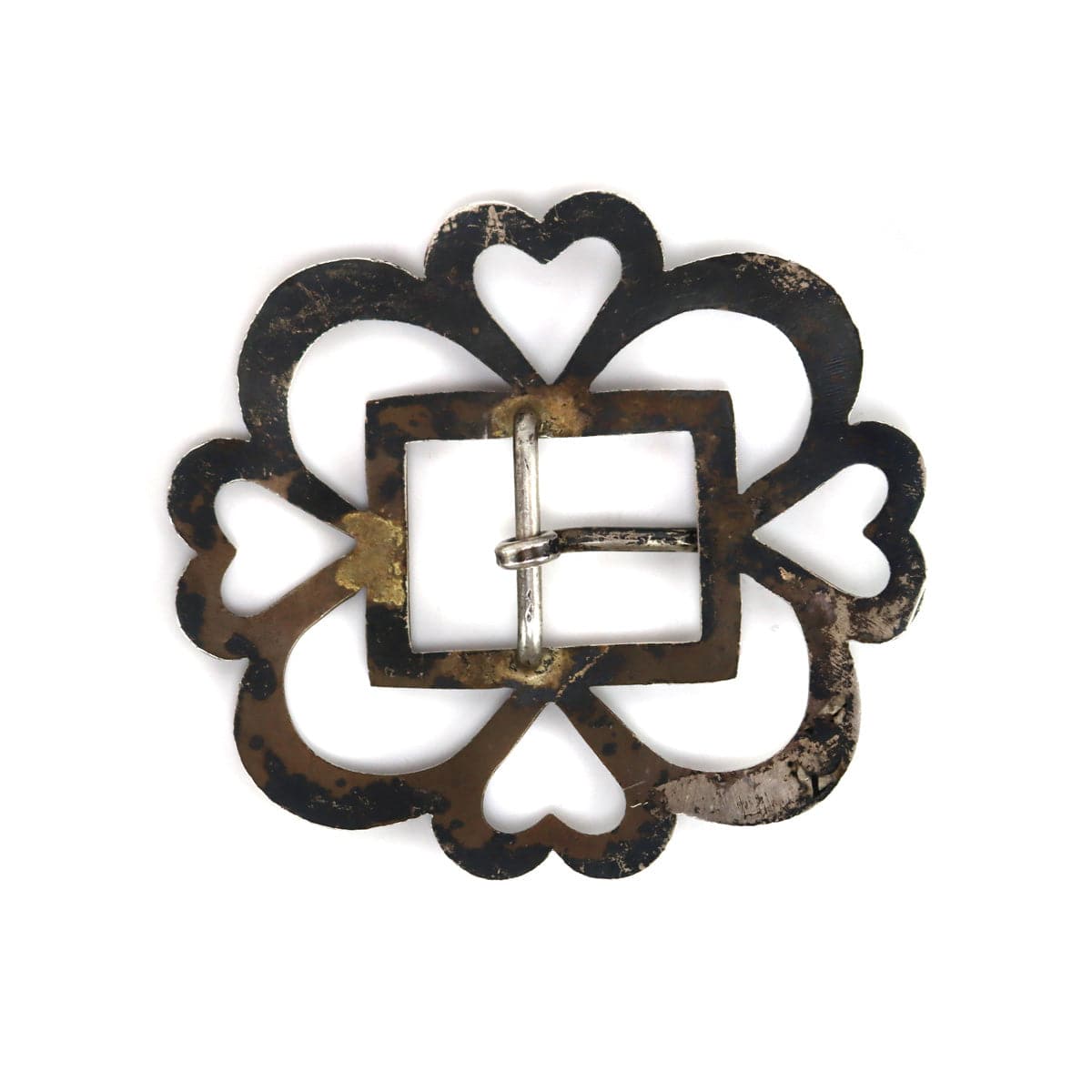 Navajo Silver Sandcast Belt Buckle 1940s, x 3