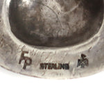Frank Patania Sr. (1898-1964) - Sterling Silver Clip-on Earrings c. 1948-1952, 2.5" x 0.875" (J15875-009)