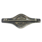 Navajo Silver and Turquoise Pin, circa 1930s, 0.75" x 2" (J3160)