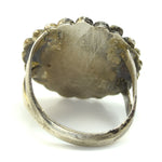 Navajo Silver Dome Design Ring c. 1940s, size 5.75 (J8314)