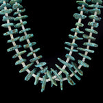 Navajo Turquoise and Heishi Two Strand Necklace c. 1960, 32" Long (J8401)