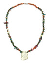 Ava Marie Coriz "Cool-Ca-Ya" (1948-2011) - Santo Domingo (Kewa) Contemporary Multi-Stone Treasure Necklace, 23.75" length (J90106-038-011) 2
