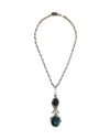 Sam Patania - Turquoise and Sterling Silver Necklace c. 2000s, 17" length (J90231C-0422-002)
