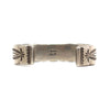 Wilson Jim - Navajo - Sterling Silver Bracelet c. 1990s, size 6.75 (J90378B-0523-002) 2