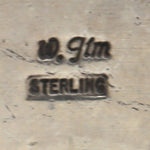 Wilson Jim - Navajo - Sterling Silver Bracelet c. 1990s, size 6.75 (J90378B-0523-002) 4