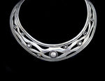 Sam Patania - Sterling Silver Choker with Dot Design c. 1980s, 15" (J90432A-0521-004) 1
