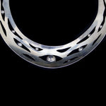 Sam Patania - Sterling Silver Choker with Dot Design c. 1980s, 15" (J90432A-0521-004) 3
