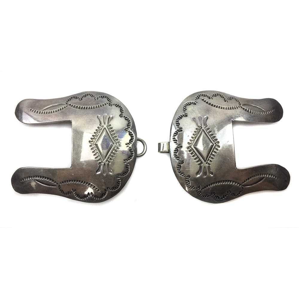 Navajo Contemporary Silver Five Piece Belt Buckle Group (J90701A-0512-004)