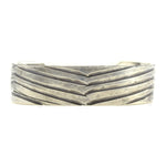 Miramontes - Sterling Silver Chevron Bracelet Cuff, size 7