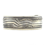 Miramontes - Sterling Silver Mimbres Design Bracelet Cuff, size 7