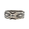 Miramontes - Silver Cuff #1 with Deeply Stamped Geometric Design, size 7 (J91305-1221-001)3