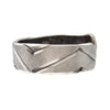 Miramontes - Silver Cuff #2 with Deeply Stamped Geometric Design, size 7 (J91305-1221-002)1