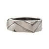 Miramontes - Silver Cuff #2 with Deeply Stamped Geometric Design, size 7 (J91305-1221-002)3