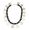 Miramontes - Necklace on Onyx Beads with 16 Silver Barber Quarters, 17.5" Length (J91305-1221-017)3