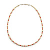 Frank Patania, Jr. - Natural Coral and 14K Gold Beaded Necklace, 22" length (J91620A-0620-003) 1
