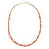 Frank Patania, Jr. - Natural Coral and 14K Gold Beaded Necklace, 25" length (J91620A-0620-004) 1
