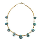 Frank Patania, Jr. - Natural Kingman Turquoise Nuggets and 14K Gold Beaded Necklace, 24" length (J91620A-0620-006) 1
