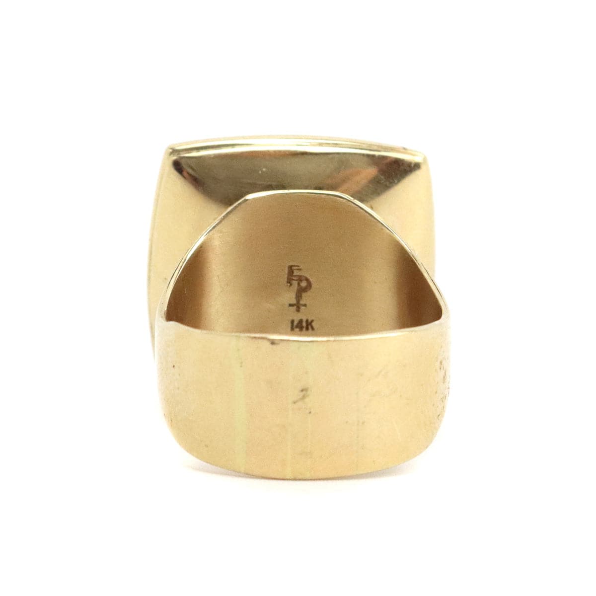 Frank Frank Jr. - 14K Gold Repousse Ring, size 10.75 (J91699-0123-007) 3
