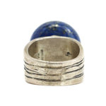 Frank Frank Jr. - Lapis Lazuli, Moonstone, 14K Gold, and Sterling Silver Ring, size 10.5 (J91699-0123-014) 3