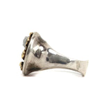 Frank Patania Jr. - Multi-Stone, 14K Gold, and Sterling Silver Moonface Ring, size 9.75 (J91699-0123-018) 3