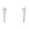 Sam Patania Collection - â€œTribal Geometryâ€ Sterling Silver Post Earrings, 1.25â€ x 0.25â€ (J91699-0720-019)
