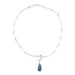 Sam Patania - "Candelaria Waves" Couture Candelaria Turquoise and Sterling Silver Necklace, 18" length (J91699-0820-003) 1
