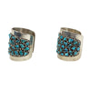 Frank Patania Sr. (1898-1964) - Pair of Burnham Turquoise Nugget and Silver Cuffs c. 1950, size 6.5 each (J91699-1022-004) 3