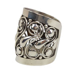 Frank Patania Sr. (1898-1964) - Silver Bracelet with Spiral Design c. late 1950s (J91699-1022-009) 3