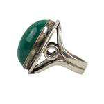 Frank Patania Jr. - Malachite and Sterling Silver Ring c. 2000, size 9.75 (J91699-1022-035) 3