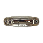Frank Patania Jr. - Contemporary 14K Gold and Sterling Silver Hair Barrette, 0.75" x 2.5 (J91699-1022-044) 1