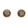 Frank Patania Jr. - Contemporary Sugilite and 14K Gold Post Earrings, 0.625" diameter (J91699-1022-046) 1