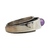 Frank Patania Jr. - Amethyst and Sterling Silver Lunar Double Cuff c. 1960s, size 5.75 (J91699-1022-065) 1
